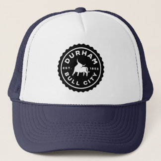 Durham Bull City Round Siegel Trucker Hat Truckerkappe