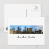 Durham Castle Panorama Postkarte (Vorne/Hinten)