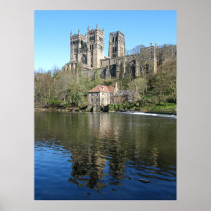 Durham Cathedral & Mill Poster