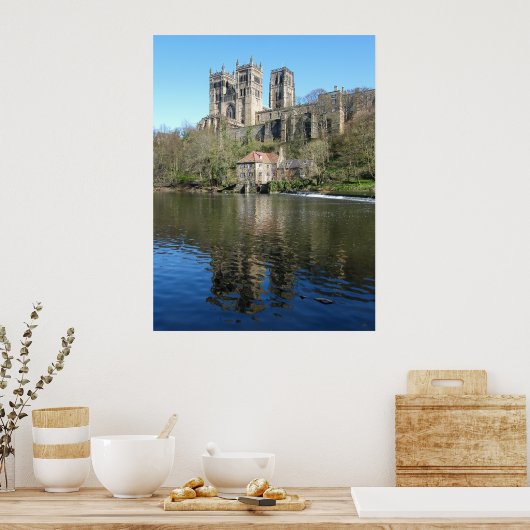 Durham Cathedral & Mill Poster (Küche)