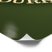 Durham Cathedral (rd) Poster (Ecke)