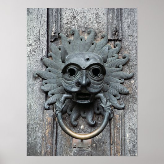 Durham Cathedral Sanctuary Knocker Poster (Vorne)