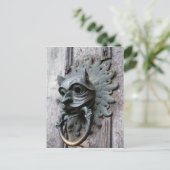 Durham Cathedral Sanctuary Knocker Postkarte (Stehend Vorderseite)