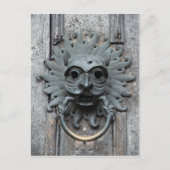 Durham Cathedral Sanctuary Knocker Postkarte (Vorderseite)