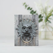 Durham Cathedral Sanctuary Knocker Postkarte (Stehend Vorderseite)