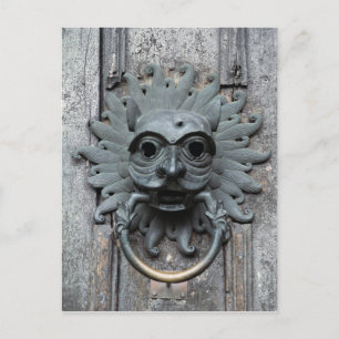 Durham Cathedral Sanctuary Knocker Postkarte