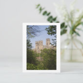 Durham Cathedral von der Bank Postkarte (Stehend Vorderseite)