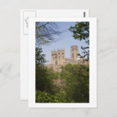Durham Cathedral von der Bank Postkarte (Vorne/Hinten)