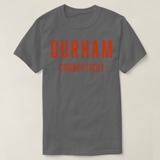 Durham Connecticut TShirt (Design vorne)