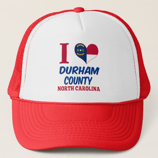 Durham County, North Carolina Truckerkappe (Vorderseite)