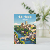 Durham, England Postkarte (Stehend Vorderseite)