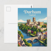 Durham, England Postkarte (Vorne/Hinten)