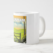 Durham England Reiseposter Jumbo-Tasse (Vorderseite Rechts)