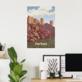 Durham England Reiseposter Poster (Heimbüro)