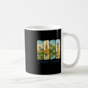 Durham England Reisereise Pinselstrich Souvenir Kaffeetasse