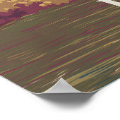 Durham England Travel Poster (Ecke)