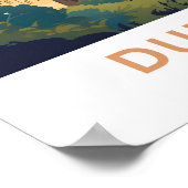 Durham England Travel Print Poster (Ecke)