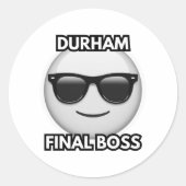 Durham Final Boss Sticker (Vorderseite)