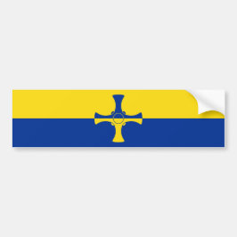 Durham Flag (Landkreis von England, UK) Autoaufkleber