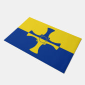 Durham Flag (Landkreis von England, UK) Fußmatte (Schrägansicht)