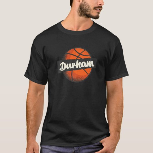 Durham Hometown Basketball Player Sports T-Shirt (Vorderseite)