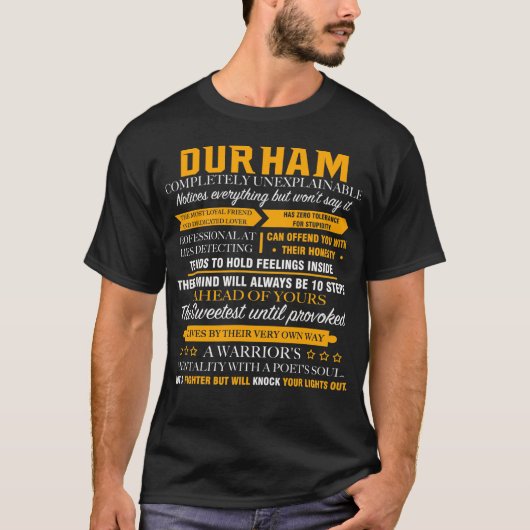 DURHAM ist völlig unerklärlich T-Shirt (Vorderseite)