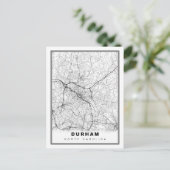 Durham Karte (Stehend Vorderseite)