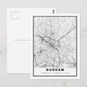 Durham Karte (Vorne/Hinten)