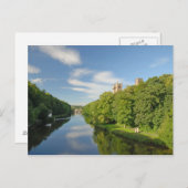 Durham Kathedrale von der Wear Postkarte (Vorne/Hinten)