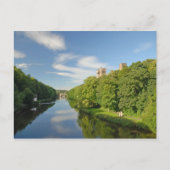 Durham Kathedrale von der Wear Postkarte (Vorderseite)