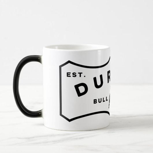 Durham NC Bull City Label Color Morphing Tasse (Links)
