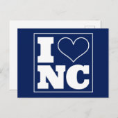 Durham (NC) Einladung Postkarte (Vorne/Hinten)