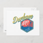 Durham, NC Postkarte (Vorne/Hinten)