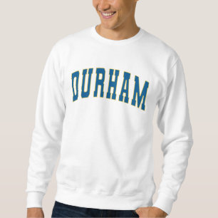 Durham NC Vintag Varsity Uni Style Sweatshirt