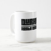 Durham - North Carolina Kaffeetasse (Vorderseite Links)