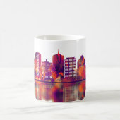 Durham North Carolina Skyline Kaffeetasse (Mittel)