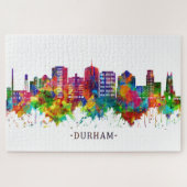 Durham North Carolina Skyline Puzzle (Horizontal)