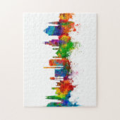 Durham North Carolina Skyline Puzzle (Vertikal)