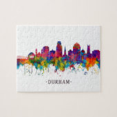 Durham North Carolina Skyline Puzzle (Horizontal)