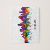 Durham North Carolina Skyline Puzzle (Vertikal)