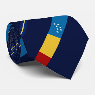 Durham (North Carolina) Stadtflagge Neck Tie Krawatte