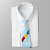 Durham (North Carolina) Stadtflagge Neck Tie Krawatte (Gebunden)