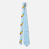 Durham (North Carolina) Stadtflagge Neck Tie Krawatte (Rückseite)