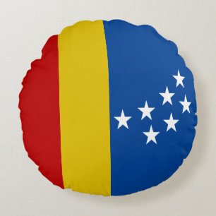 Durham (North Carolina) Stadtflagge Rundes Kissen