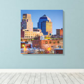 Durham North Carolina Wrapped Canvas 16,80 X 17,50 Leinwanddruck (Insitu (Holzboden))