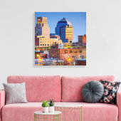 Durham North Carolina Wrapped Canvas 16,80 X 17,50 Leinwanddruck (Insitu (Wohnzimmer))