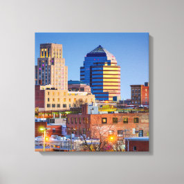 Durham North Carolina Wrapped Canvas 16,80 X 17,50 Leinwanddruck
