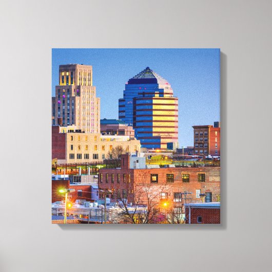 Durham North Carolina Wrapped Canvas 16,80 X 17,50 Leinwanddruck (Vorderseite)