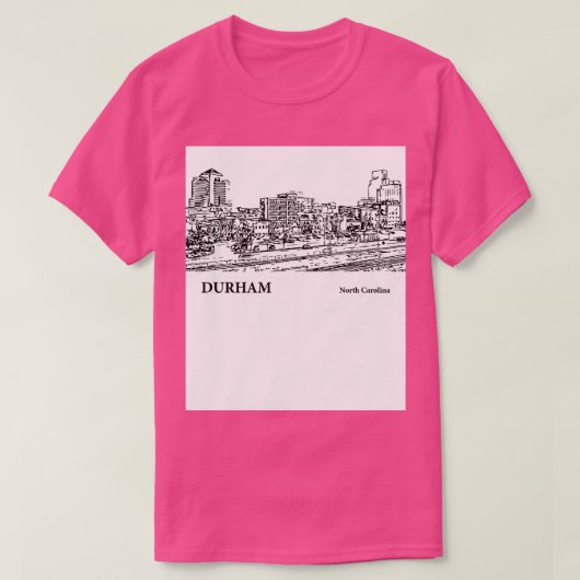 Durham North olina 3 T-Shirt (Design vorne)