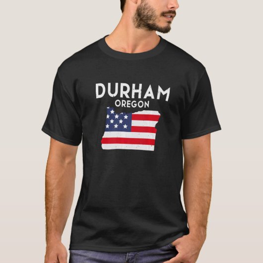 Durham Oregon USA Staat America Travel Oregonian T-Shirt (Vorderseite)